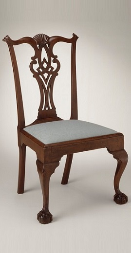 Side Chair, attributed to Eliphalet Chapin, East Windsor, CT, circa 1780.