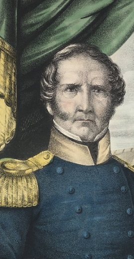 “Major General Winfield Scott, U.S. Army”, Lithograph, E.B. and E.C. Kellogg, Hartford, CT, 1847.